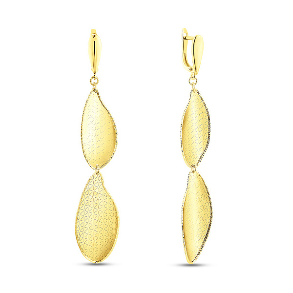 Серьги из желтого золота Francelli (арт. 1101136ж) – изображение 1