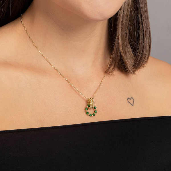 Золоте кольє Francelli (арт. 352873жз) – зображення 3