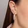 Сережки из красного и белого золота (арт. 105970/30кб) – изображение 2