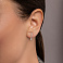 Серьги из белого золота с бриллиантами (арт. С011182020б) – изображение 2