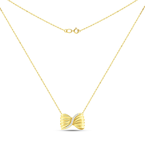 Золоте кольє з діамантами Francelli (арт. Ц361374010ж) – зображення 2