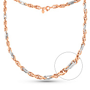 Фото Кольє з комбінованого золота (арт. 352458кб)