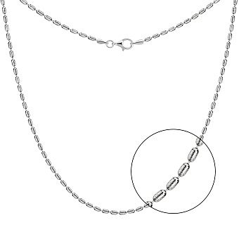 Фото Тонкое серебряное колье без камней (арт. 7507/129а)