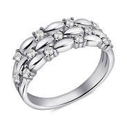 Фото Серебряное кольцо с фианитами (арт. 7501/6972)