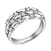 Серебряное кольцо с фианитами (арт. 7501/6972) – изображение 1