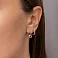 Серебряные серьги с фианитами (арт. 7502/2180715) – изображение 2
