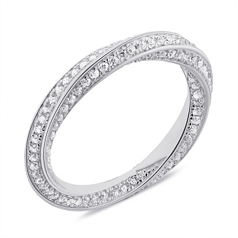 Кольцо серебряное с фианитами (арт. 7501/5952)