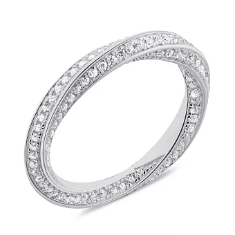 Каблучка срібна з фіанітами (арт. 7501/5952)