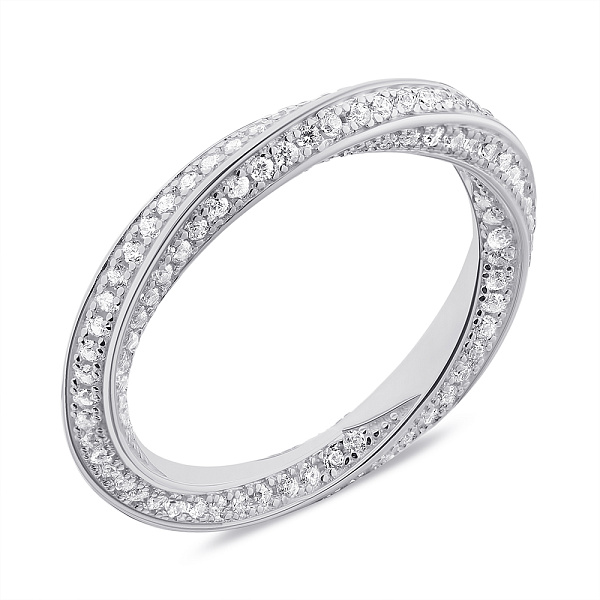 Кольцо серебряное с фианитами (арт. 7501/5952) – изображение 1