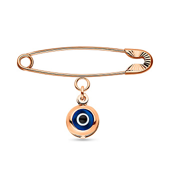 Булавка из красного золота с эмалью (арт. 280026ег)