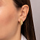 Серьги из желтого золота без камней (арт. 1092020ж) – изображение 2
