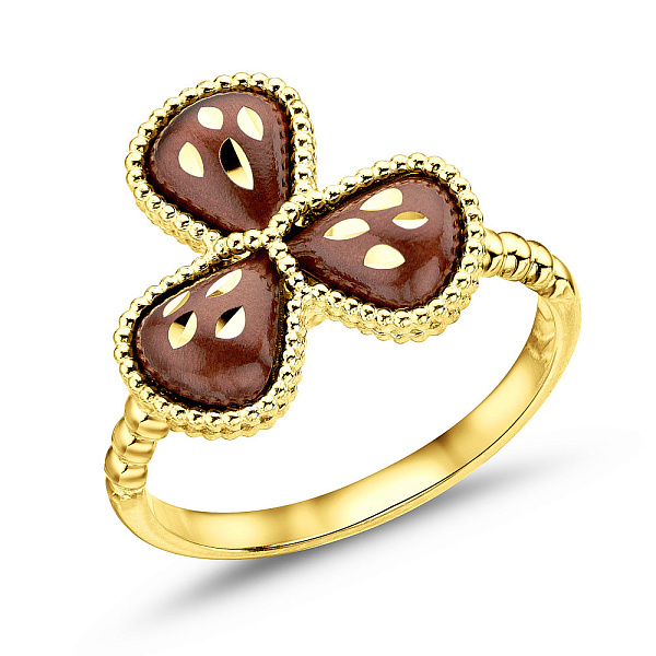 Каблучка з жовтого золота  Francelli (арт. 156124жкр) – зображення 1