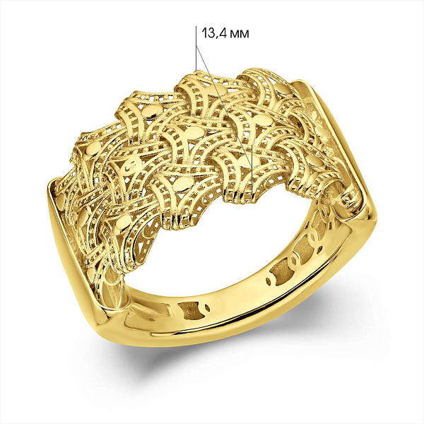 Золотое кольцо Francelli (арт. е156644ж) – изображение 7