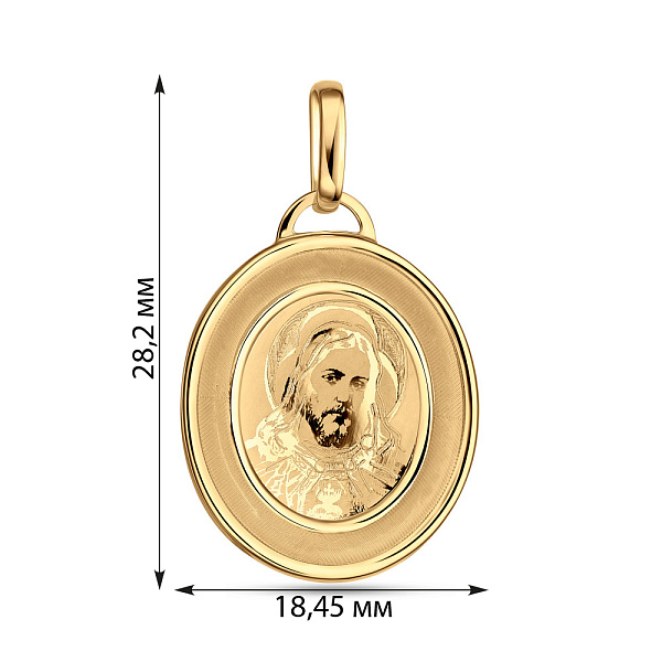 Золота ладанка (арт. 431105ж) – зображення 2