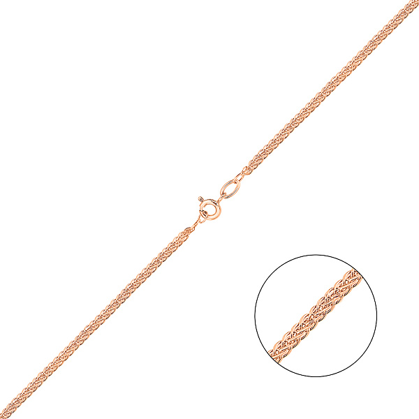 Золотая цепочка плетения Спига (арт. 303502) – изображение 1