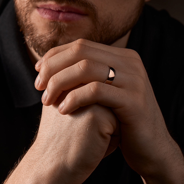 Класична золота обручка Європейка (арт. 239041) – зображення 3