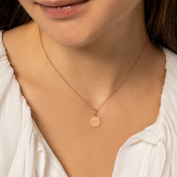 Золотой подвес Стрелец (арт. 424739ст) – изображение 3