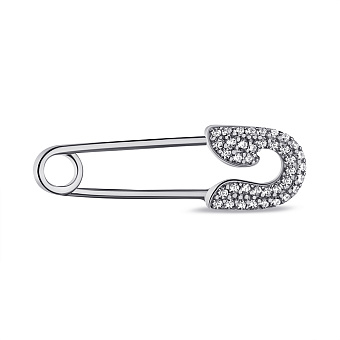 Серебряная булавка с фианитами (арт. 7511/161)