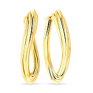 Фото Серьги Francelli из желтого золота (арт. е108248/35ж)