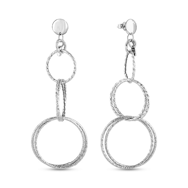 Сережки з білого золота Francelli (арт. 1091212б) – зображення 1