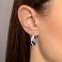 Сережки из белого золота Francelli (арт. е108246/20б) – изображение 2