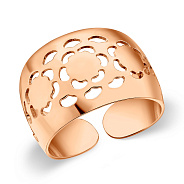 Золотое кольцо с узором (арт. 156276)