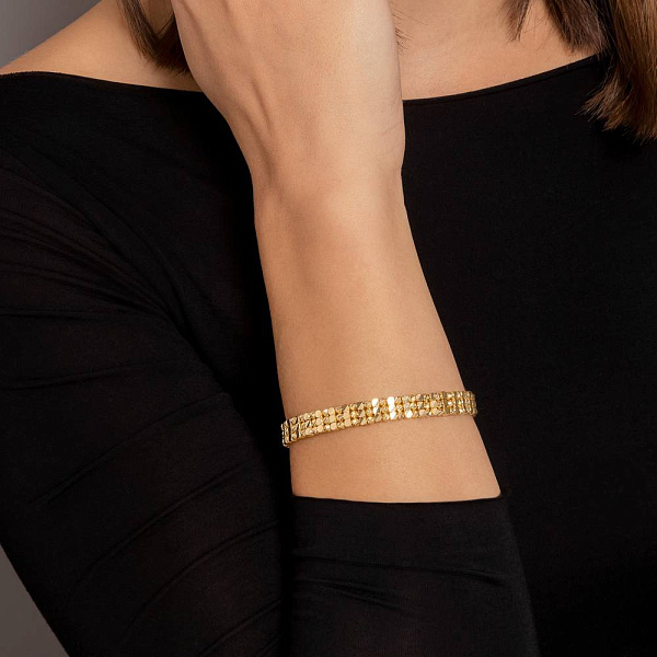 Браслет из желтого золота Francelli (арт. 3261089ж) – изображение 3