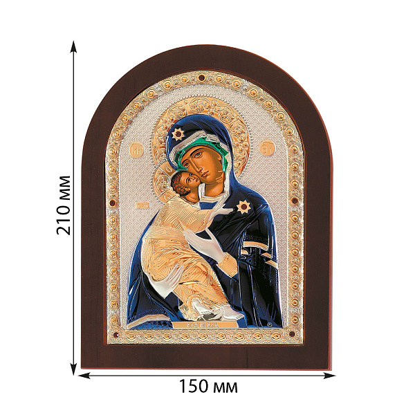 Ікона Пресвята Богородиця Володимирська (210х150 мм) (арт. MA/E1110BX-C) – зображення 2