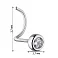 Серебряный пирсинг с фианитом  (арт. 7512/Пр2Ф/036) – изображение 2