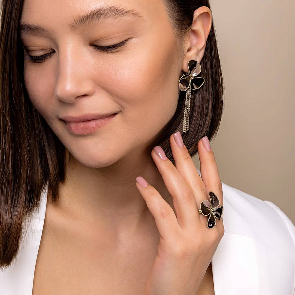 Золота каблучка Francelli без каменів (арт. 156242жкр) – зображення 4