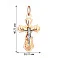 Хрестик золотий з розп'яттям "Спаси і збережи" (арт. 511201) – зображення 2