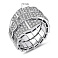 Серебряное кольцо с фианитами (арт. 7501/8131) – изображение 2