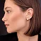 Золоті сережки без каменів (арт. 1091279) – зображення 3
