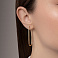 Серьги из желтого золота (арт. 1091609/45ж) – изображение 2