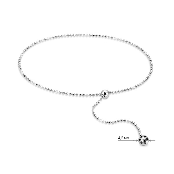 Браслет Fly из белого золота (арт. 326212/1б) – изображение 4