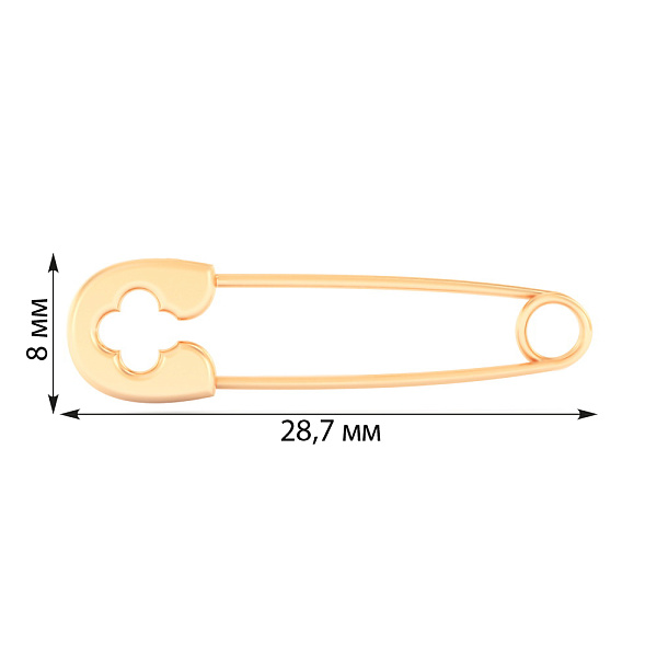 Золотая булавка (арт. 360240) – изображение 3