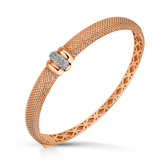 Фото Золотий браслет з фіанітами (арт. 3261344)