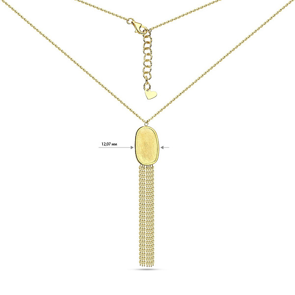 Золотое колье Diva (арт. 351934ж) – изображение 3