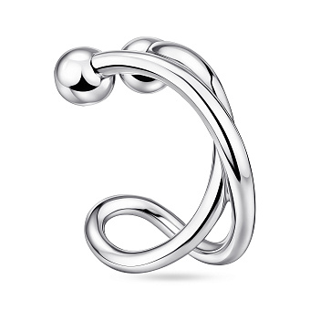 Серебряные Моносерьга