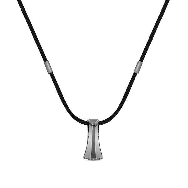 Шовковий шнурок зі срібними вставками (арт. 7307/2358ч) – зображення 1