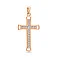 Золота підвіска-хрестик з діамантами (арт. 3104074201) – зображення 1