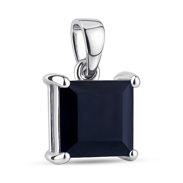 Срібний підвіс з сапфіром (арт. 7503/2194231Спс) – зображення 1