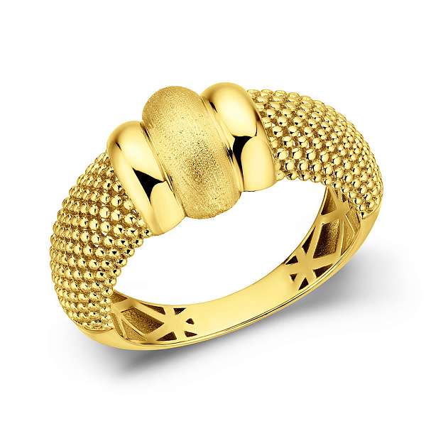 Золотое кольцо без камней (арт. 156720жм) – изображение 1