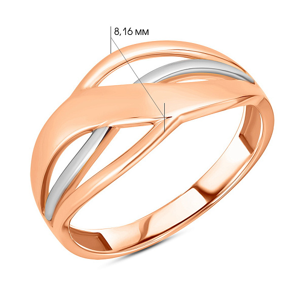 Кольцо из золота (арт. 154406) – изображение 2