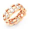 Кольцо Звенья из красного золота (арт. 141295) – изображение 1