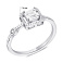 Серебряное кольцо с фианитами (арт. 7501/6108) – изображение 2