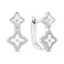Серебряные серьги с перламутром (арт. 7502/10096п) – изображение 1