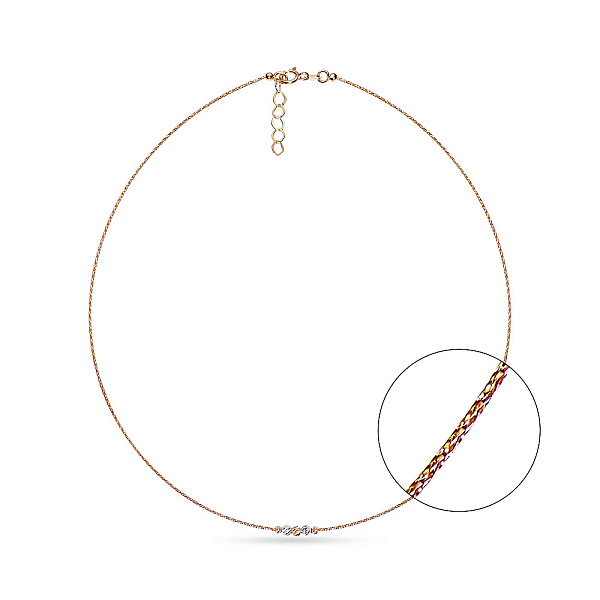 Золотое колье Orbit (арт. 351991кб) – изображение 2
