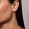 Сережки Шарики из красного золота (арт. 1101148) – изображение 6