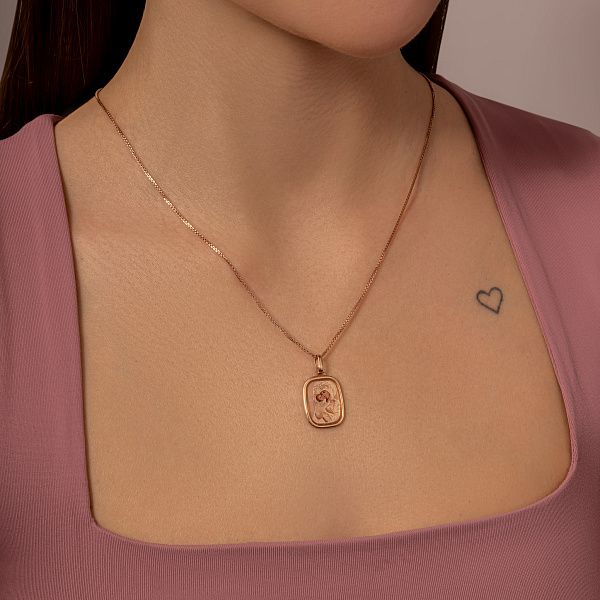 Православная золотая ладанка (арт. 400900В) – изображение 2